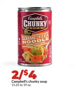 Hy-Vee Campbell's chunky soup offer