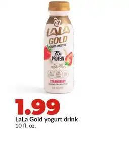 Hy-Vee LaLa Gold yogurt drink offer