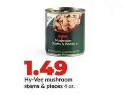 Hy-Vee Hy-Vee mushroom stems & pieces offer