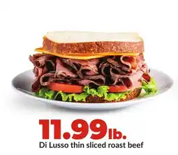 Hy-Vee Di Lusso thin sliced roast beef offer