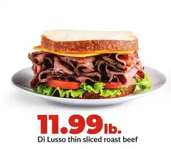 Hy-Vee Di Lusso thin sliced roast beef offer