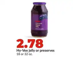 Hy-Vee Hy-Vee jelly or preserves offer