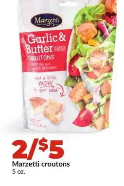 Hy-Vee Marzetti croutons offer