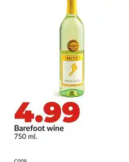 Hy-Vee Barefoot wine offer