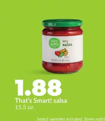 Hy-Vee That's Smart! salsa offer