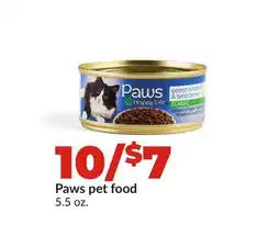 Hy-Vee Paws pet food offer