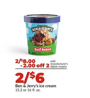 Hy-Vee Ben & Jerry's ice cream offer