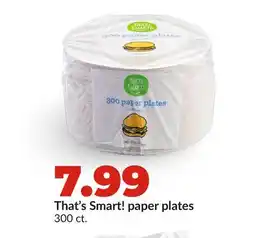 Hy-Vee That's Smart! paper plates offer