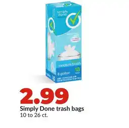 Hy-Vee Simply Done trash bags offer