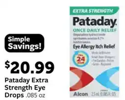 Fareway Pataday Extra Strength Eye Drops offer