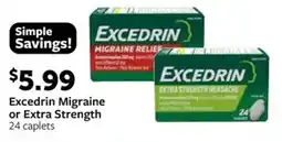 Fareway Excedrin Migraine or Extra Strength offer
