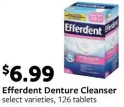 Fareway Efferdent Denture Cleanser offer