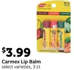 Fareway Carmex Lip Balm offer