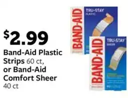 Fareway Band-Aid Plastic Strips or Band-Aid Comfort Sheer offer