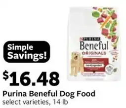 Fareway Purina Beneful Dog Food offer