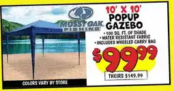 Ollie's 10' x 10' POPUP GAZEBO offer