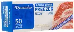 Ollie's QUART FREEZER BAGS offer