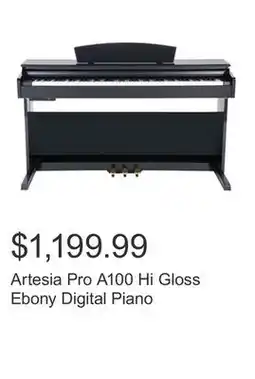 Costco Artesia Pro A100 Hi Gloss Ebony Digital Piano offer
