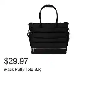 Costco iPack Puffy Tote Bag offer