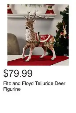 Costco Fitz and Floyd Telluride Deer Figurine offer