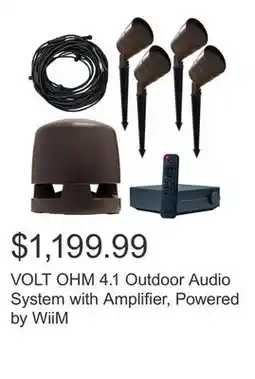Costco VOLT OHM 4.1 Outdoor Audio System with Amplifier, Powered by WiiM offer