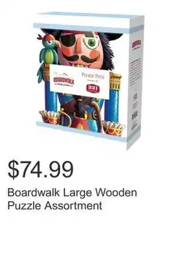 Costco Boardwalk Large Wooden Puzzle Assortment offer