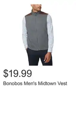 Costco Bonobos Men's Midtown Vest offer