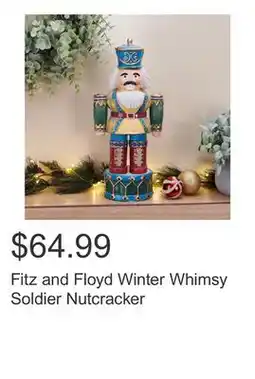 Costco Fitz and Floyd Winter Whimsy Soldier Nutcracker offer
