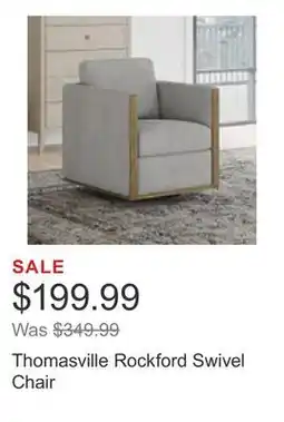 Costco Thomasville Rockford Swivel Chair offer