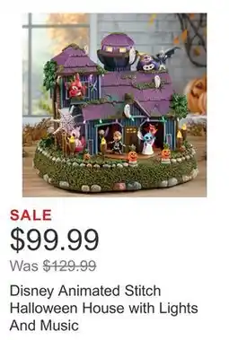 Costco Disney Animated Stitch Halloween House with Lights And Music offer