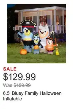 Costco 6.5' Bluey Family Halloween Inflatable offer