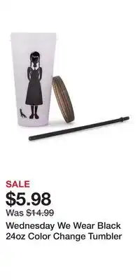 Game Stop Wednesday We Wear Black 24oz Color Change Tumbler offer