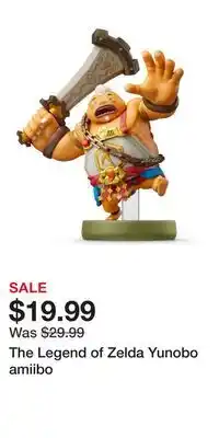 Game Stop The Legend of Zelda Yunobo amiibo offer