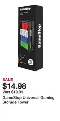 Game Stop GameStop Universal Gaming Storage Tower offer