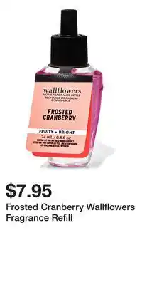 Bath & Body Works Frosted Cranberry Wallflowers Fragrance Refill offer