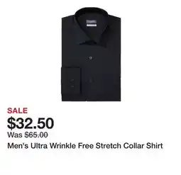 Belk Men's Ultra Wrinkle Free Stretch Collar Shirt offer