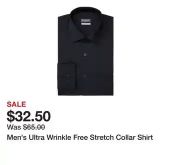 Belk Men's Ultra Wrinkle Free Stretch Collar Shirt offer
