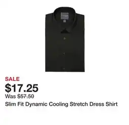 Belk Slim Fit Dynamic Cooling Stretch Dress Shirt offer
