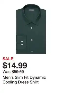 Belk Men's Slim Fit Dynamic Cooling Dress Shirt offer