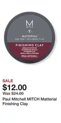 Ulta Beauty Paul Mitchell MITCH Matterial Finishing Clay offer