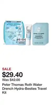 Ulta Beauty Peter Thomas Roth Water Drench Hydra-Besties Travel Kit offer