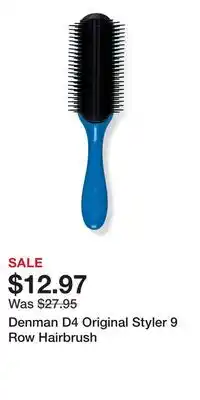 Ulta Beauty Denman D4 Original Styler 9 Row Hairbrush offer