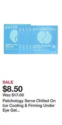 Ulta Beauty Patchology Serve Chilled On Ice Cooling & Firming Under Eye Gel Patches offer