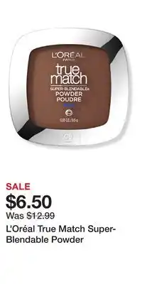 Ulta Beauty L'Oréal True Match Super-Blendable Powder offer