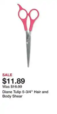 Ulta Beauty Diane Tulip 5-3/4'' Hair and Body Shear offer