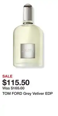 Ulta Beauty TOM FORD Grey Vetiver EDP offer