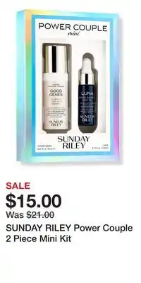 Ulta Beauty SUNDAY RILEY Power Couple 2 Piece Mini Kit offer