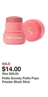 Ulta Beauty Polite Society Polite Pops Powder Blush Stick offer
