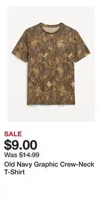 Old Navy Old Navy Graphic Crew-Neck T-Shirt offer