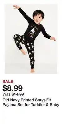 Old Navy Old Navy Printed Snug-Fit Pajama Set for Toddler & Baby offer